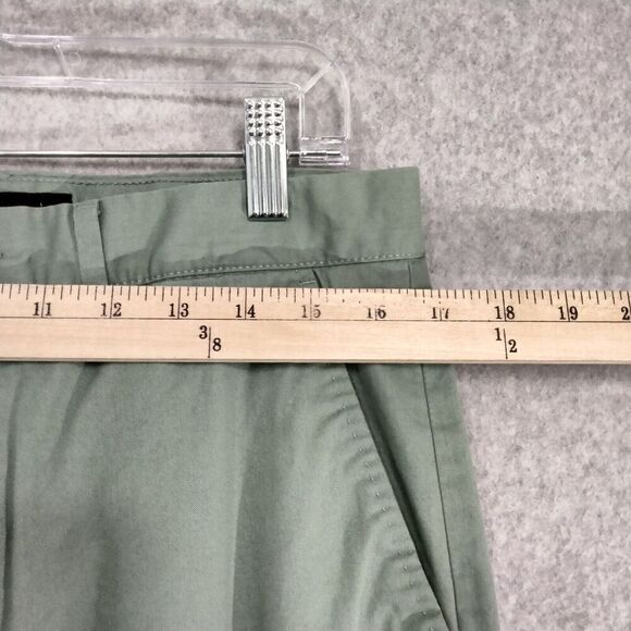Marc Anthony Mens Size 33W x 31L Green Khanki Chino Flat Front Pants Workwear - Picture 6 of 11